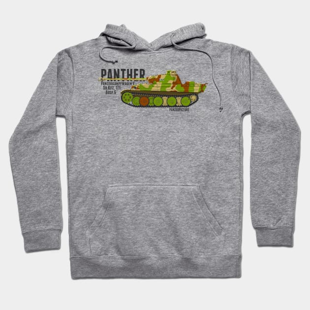 Panther Ausf.G 211 Tee Hoodie by Panzerpicture